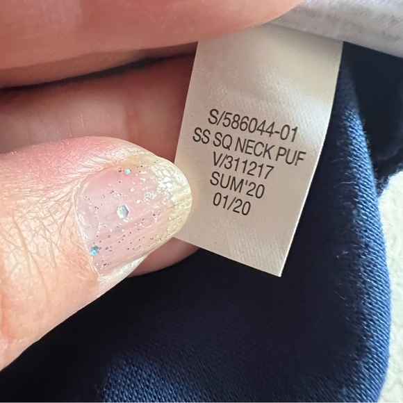 Banana Republic Blue W Sz2 Romper Button  w/Belt Bloom Short sleeves Line Cotton - Picture 16 of 16